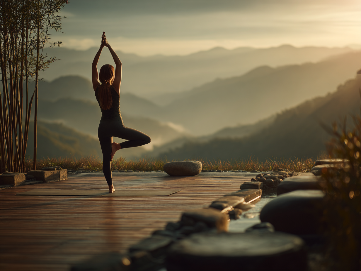 Йога практика на природі